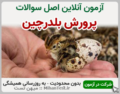 پرورش بلدرچین فنی و حرفه ای
